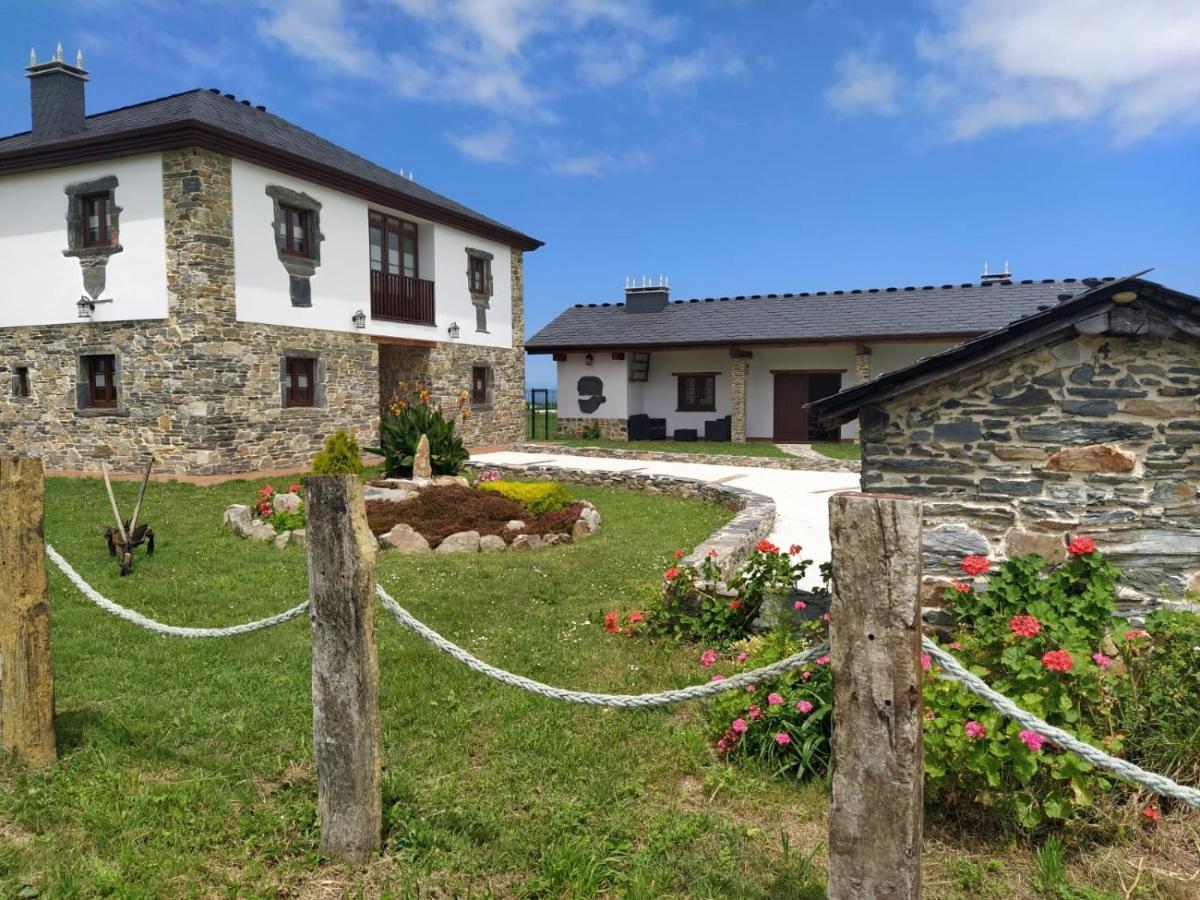 La Casa Vieja De Caneo - Apartamentos Rurales 3 Llaves Luarca Kültér fotó